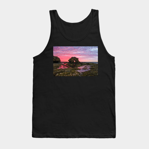 Keyhole Rock, Bridgewater Bay,Blairgowrie, Mornington Peninsula, Victoria, Australia Tank Top by VickiWalsh